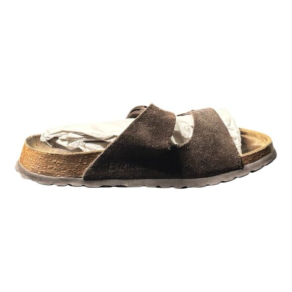 Birkenstock Betula Arizona Soft Footbed Brown Mocha Suede Sandals Women’s Size 7 - Picture 9 of 12